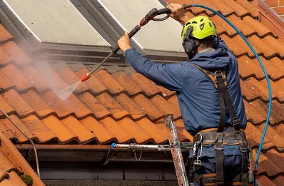 Démoussage et hydrofuge de toiture à Thénouville